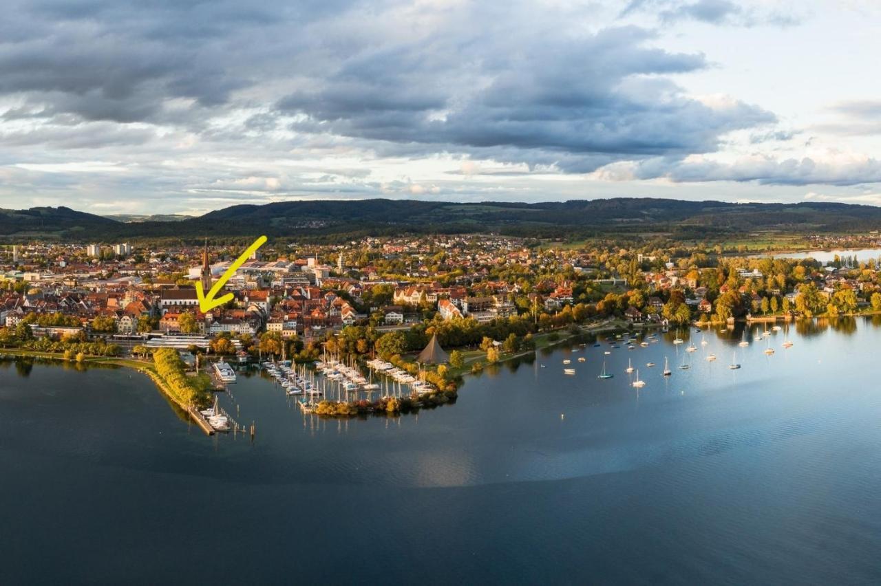 See- Und Altstadthaeusle - Alles Direkt Vor Der Haustuer - Bodenseeufer Natur Altstadt Bahnhof Bora-Sauna - Klein Und Super Zentral Zum See Oepnv Stadt Natur Etc - Appartement Historica ラドルフツェル・アム・ボーデンゼー エクステリア 写真